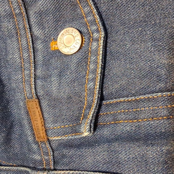 Lauren Jeans Co Denim Trucker Jacket Authentic Dry Goods Womens Lined Medium - Picture 5 of 5